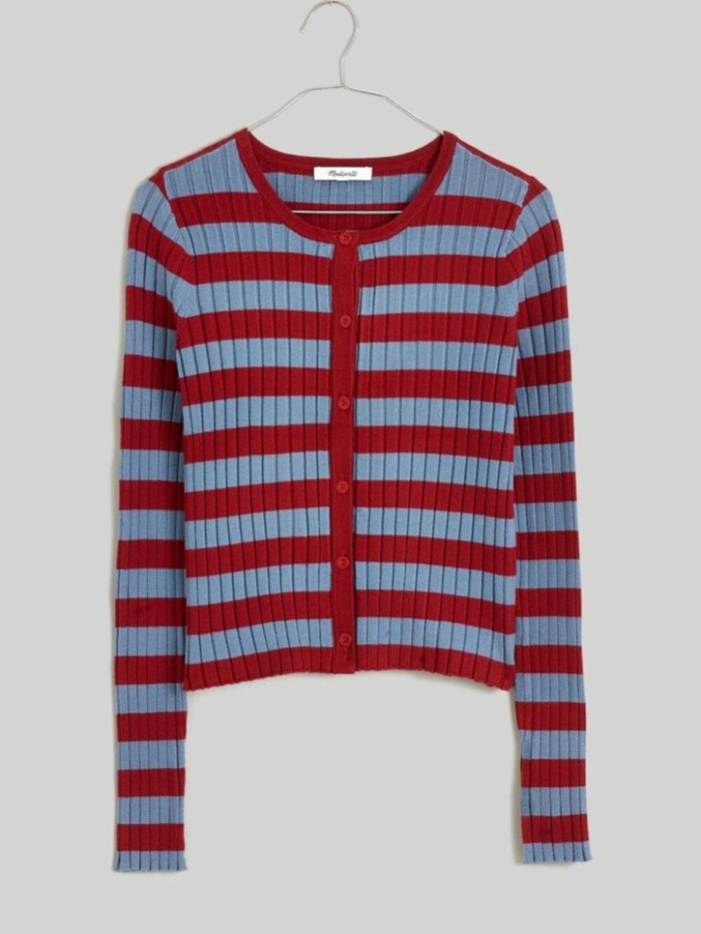 Madewell Signature Knit Crewneck Cardigan